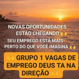 GRUPO 1 VAGAS DE EMPREGO Piracicaba Deus tá na direção🙌