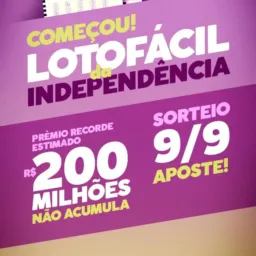Lotofacil Independência 200.000.00,00 🍀