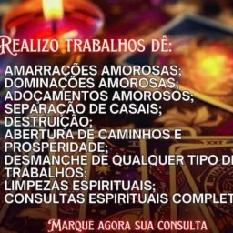 Leituras de cartas e feitiços espirituais 🇧🇷 seu cigano vip