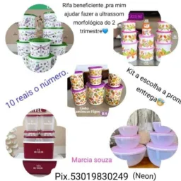 Rifas tupperware,Natura, Boticário e Avon🎉🥰🤩Rifa da Márcia 💖❤️