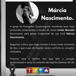 Que possa Repousa em Paz🙌🏼 Márcia Nascimento