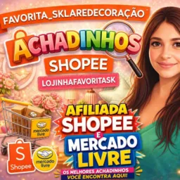 🛍️ Afiliada Shopee & Mercado Livre
✨ Os melhores achadinhos da internet!