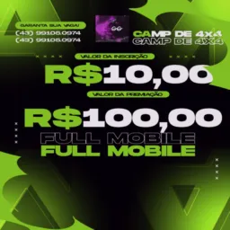 Pré-inscrição Season 3 Camp 4x4