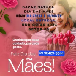 Bazar Natura Dia das Mães 2026