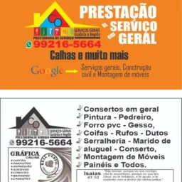🥇Serviços gerais 🧰 contrução civil e gráfica em geral 📢 em toda Goiânia 🥇