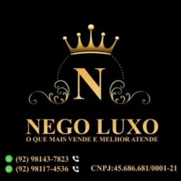 Nego luxo moda femina e masculina no varejo.