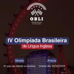Curso de inglês -Preparatorio para a Olimpíada Brasileira de Língua Inglesa