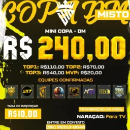 PRÉ INSCRIÇÃO, MINI COPA DM