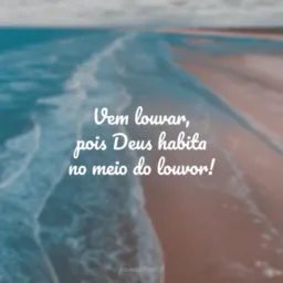 Só música de louvor e palavra de Deus