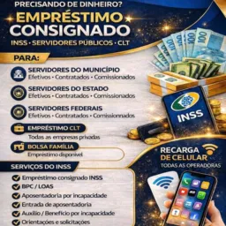 Empréstimos. CLT.Bolsa Família e outros