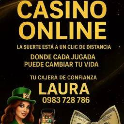 CASINO ONLINE 🎰🎰🍀☘️ AGENTE LAURA TORRES  🥰🤩