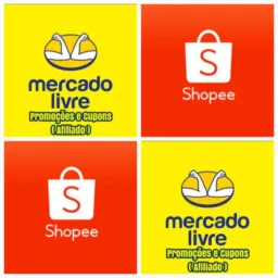 🛍️🛒Promoções Shopee e Mercado Livre (Afiliado)