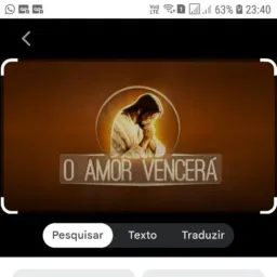 O AMOR VENCERÁ