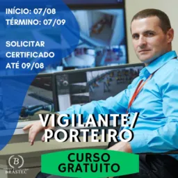 VIGILANTE/PORTEIRO👮🏼♂👮🏻♀07/08 - E