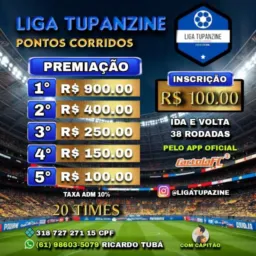 TUPANZINE PONTOS CORRIDOS 2026
