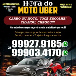 Moto Uber o melhor de corridas de formiga e região agilidade responsabilidade e respeito com os clie