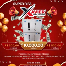 🆘1️⃣4️⃣1️⃣MEGA RIFA XAVIER PIX 2 MIL OU CHOCADEIRA 355 OVOS 📌📌📌