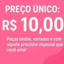 Peças de brechó a 10.00