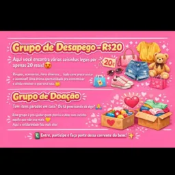 💞•Desapego 20 & Doação•💞