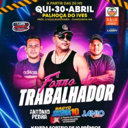Shows de prêmios do Festa do Trabalhador