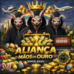 Aliança mãos de Ouro 🔱
