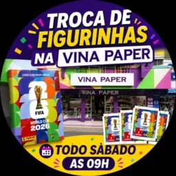 Troca Figurinhas Copa 2026 Vina Paper 🇧🇷