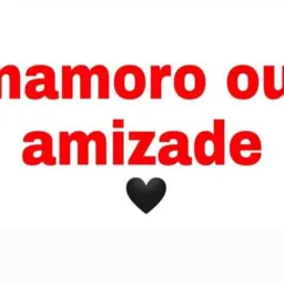 Amizade ou namoro