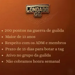 RECRUTAMENTO CONDADO GG