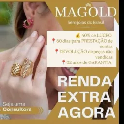 VAGA.RENDA EXTRA CAXIAS TRABALHE CONOSCO SEMI JÓIAS MAGOLD ❤😍💕