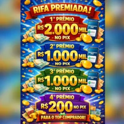 Rifa de 4 mil no pix 🍀