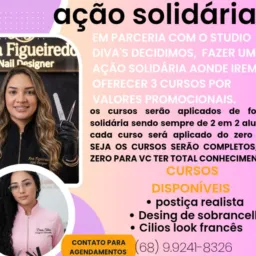 🤩Ação solidária  3 cursos, e 1 único valor)🥳