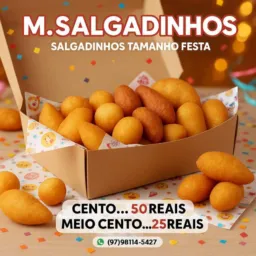 M. SALGADINHOS..1..TEFÉ😋🥐♨️🛵