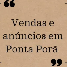 Faça anucio e vendas aqui!