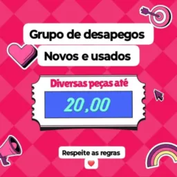 Desapegos valores até  20,00 Reais