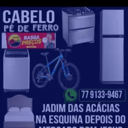 Cabelo pé de ferro móveis usados