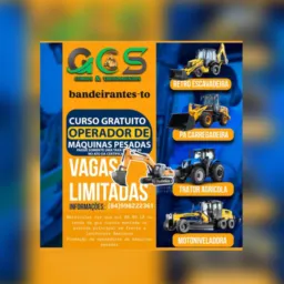 CURSOS DE MÁQUINAS PESADAS EM BANDEIRANTES-TO