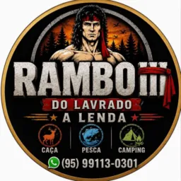 GRUPO DE RIFAS DA LOJA RAMBO III DO LAVRADO A LENDA Caça, pesca e camping.
