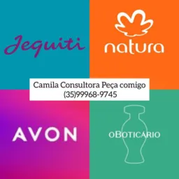 Camila Consultora Jequiti, Natura, Avon, OBoticário e Eudora