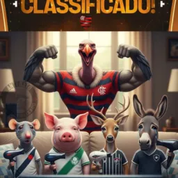 Mengão sempre juntos e misturados.