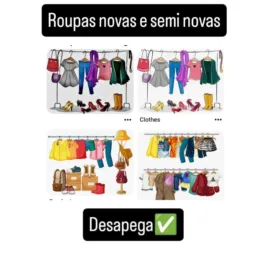 Bazar e desapega de Roupas e Sapatos , Super Conservados valores de 10$ a 15$ 👚👕🩳🩱👙👗👠👟🩴🥿