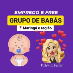 💜Maringá👶🏻BABÁS🤱🏻EMPREGO E FREE