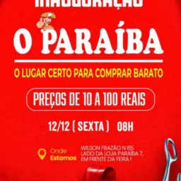🤩Lojas Paraíba de 10$ a 100$ Grupo 05 😍