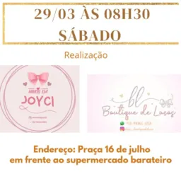 1° Feira de laços 🎀(INFORMAÇÕES)