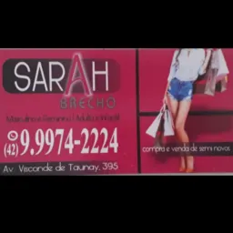 SARAH BRECHÓ 😍😍👠👟👞👖👗👙👛👜🛍🤩