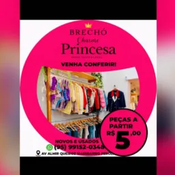 Brechó Charme Princesa moda sustentável com charme e muito glamor para vc que sabe se vestir bem 🥰👚🧥