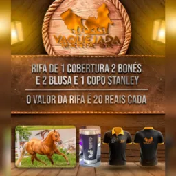 Rifa de 1 cobertura e um kit blusa e 2 bonés!🎁