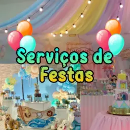 Serviços de Festa 🎈🎉 Aniversário, Casamento, festa de 15 anos