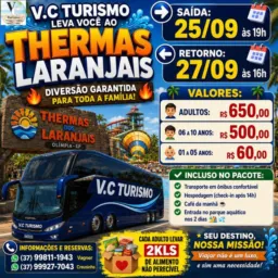 Viagem para o Thermas laranjais Olímpia SP 25/09 a 27/09