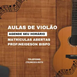Aulas de Violão e Contrabaixo
