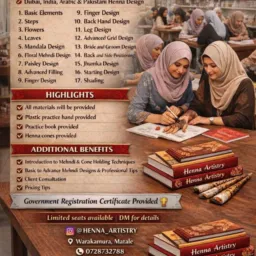 BASIC TO ADVANCED ONLINE HENNA DESIGN COURSE